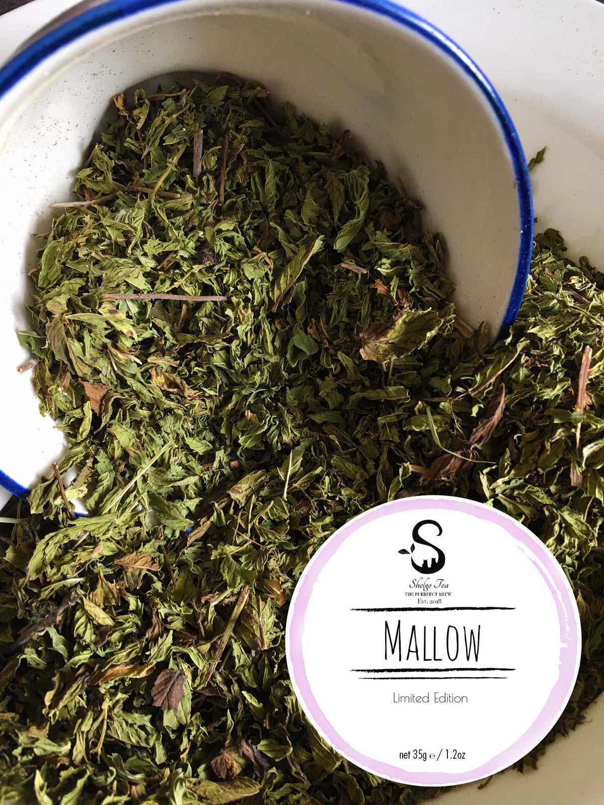 Mello Tea Buy Wild-Picked Greek Mallow Tea in the UK – Shelgo Tea