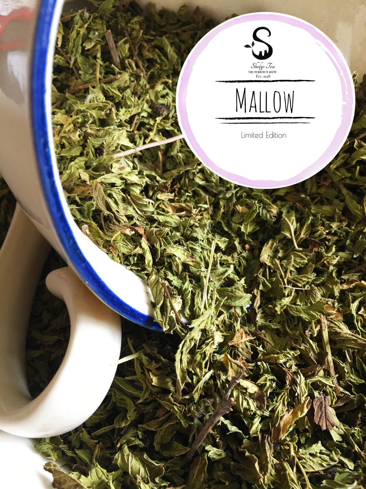 Mello Tea Buy Wild-Picked Greek Mallow Tea in the UK – Shelgo Tea